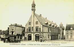 60....oise...clermont.....l Hotel De Ville - Clermont