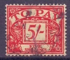 GB Scott J54 - SG D55, 1955 Saint Edward's Crown 5/- Postage Due Used - Tasse