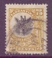 Tanganyika Scott 22 - SG82, 1922 Giraffe 75c Used - Tanganyika (...-1932)