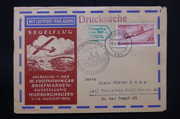 ALLEMAGNE - Enveloppe Illustrée Aviation De Meiningen En 1956 , Affranchissement Plaisant - L 27973 - Cartas