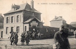 ACHEUX   -   Le Bureau Des Postes Et Télégraphes - Acheux En Amienois