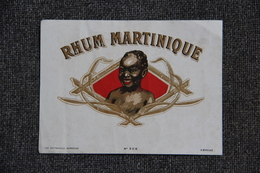 Etiquette - RHUM MARTINIQUE, Vieux Rhum. - Rum