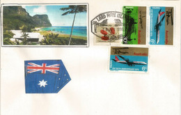 Lettre De L'île LORD HOWE, à Mi-distance Entre Australie Et Nouvelle-Zélande (World Heritage Site) - Islands