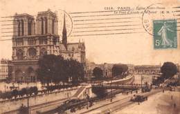 Carte Postale PARIS (75) Cathédrale Notre-Dame 1163-1260 Flèche Tombée Le 15-04-2019 -Eglise-Religion - Kerken