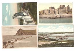 FOUR ISLE OF MAN POSTCARDS ONE HAS SOME MARKS TO THE BACK - Isola Di Man (dell'uomo)