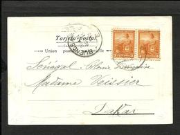 ARGENTINA 1903 TO SENEGAL (DAKAR) PCARD. CIRCULED.RARE DESTINATION - Storia Postale