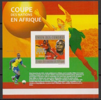 Comores - 2010 - Bloc BF N°Yv. 282 - Football - Non Dentelé / Imperf. - Neuf Luxe ** / MNH / Postfrisch - Cote YT 21€ - Coupe D'Afrique Des Nations