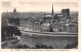 Carte Postale PARIS (75) Cathédrale Notre-Dame 1163-1260 Flèche Tombée 15-04-2019-Religion-Eglise - Kerken