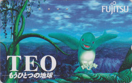 TC Japon / 110-011 - Comics - ANIMAL - DINOSAURE ** TEO FUJITSU ** - DINOSAUR Japan Phonecard - SAURIER - 110 - BD