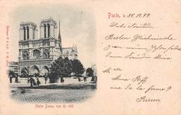 Carte Postale PARIS (75) Cathédrale Notre-Dame 1163-1260 Flèche Tombée 15-04-2019-Religion-Eglise-Précurseur - Iglesias