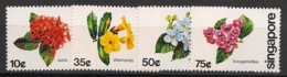Singapore - 1980 - N°Yv. 361 à 364 - Fleurs / Flowers - Neuf Luxe ** / MNH / Postfrisch - Sin Clasificación
