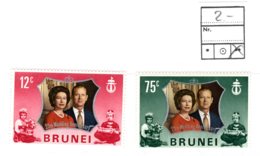 Brunei, 1972, SG 210 - 211, MNH - Brunei (...-1984)