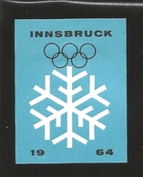 O) 1964 AUSTRIA, CINDERELLA, WINTER OLYMPIC GAMES -INNSBRUCK- STAR -DENDRITA, XF - Other & Unclassified
