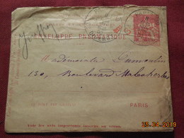 Entier Postal Pneumatique De 1902 - Pneumatiques