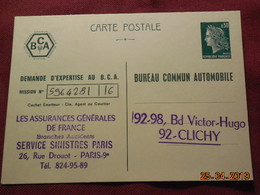 Entier Postal De 1970 - Standard Covers & Stamped On Demand (before 1995)