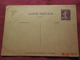 Entier Postal Carte Avec Réponse Payée - Cards/T Return Covers