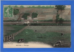 78 YVELINES - BEYNES Pâturages, Aquarellée (voir Descriptif) - Beynes