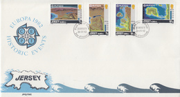 Enveloppe  FDC  1er  Jour   JERSEY    EUROPA    1982 - 1982