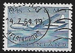 FINLANDE   -    Aéro    -    1963  .  Y&T N° 8 Oblitéré.   Avion - Gebruikt