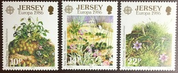 Jersey 1986 Europa Flowers MNH - Andere & Zonder Classificatie