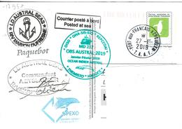 12957 Carte PAP - MARION DUFRESNE MD 217 - KERGUELEN - Lettres & Documents