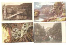 FOUR BETTWS Y COED Caernarvonshire WALES POSTCARDS - Caernarvonshire