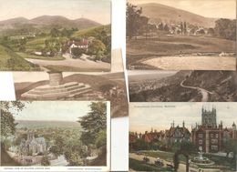 SIX MALVERN WORCESTERSHIRE POSTCARDS - Andere & Zonder Classificatie