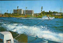 Delcampe - Romania - Postcard Used 1974 - Mangalia Nord-Jupiter - Nautic Ski - 2/scans - Wasserski