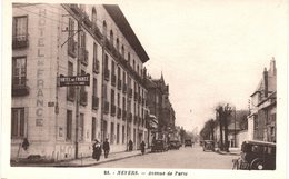 Carte Postale Ancienne De NEVERS - Avenue De Paris - Nevers