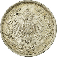 Monnaie, GERMANY - EMPIRE, 1/2 Mark, 1918, Stuttgart, SUP, Argent, KM:17 - 1/2 Mark