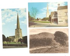 THREE PAINSWICK NR STROUD GLOUCESTERSHIRE POSTCARDS - Sonstige & Ohne Zuordnung