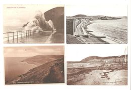 Delcampe - FOUR ABERYSTWYTH CARDIGANSHIRE WALES POSTCARDS - Cardiganshire