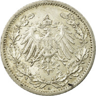 Monnaie, GERMANY - EMPIRE, 1/2 Mark, 1913, Berlin, TTB+, Argent, KM:17 - 1/2 Mark