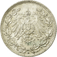 Monnaie, GERMANY - EMPIRE, 1/2 Mark, 1915, Munich, SPL, Argent, KM:17 - 1/2 Mark