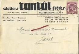 Etterbeek :  Aterliers TANTOT Frères  1934 - Etterbeek