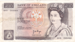 BILLET 10 POUNDS £ De 1975 à 1980 Signature "Page" Grande Bretagne Angleterre Elisabeth 2 @ PICK 379 A - 10 Pounds