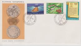 FDC GRECE JEUX OLYMPIQUES DE MEXICO 1968 - Zomer 1968: Mexico-City