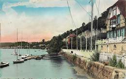 Delcampe - - Dpts Div.-ref-AJ61- Seine Maritime - Duclair -vue Sur  La Seine Et Le Club Nautique - Villa - Villas - Carte Bon Etat - Duclair