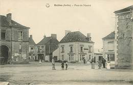 Dép 72 - Brulon - Place Du Marché - Bon état Général - Brulon