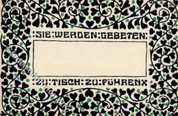 Wiener Werkstätte Tischkärtchen I- - Sonstige & Ohne Zuordnung