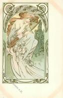 Mucha, Alfons Frau Jugendstil I-II Art Nouveau - Mucha, Alphonse