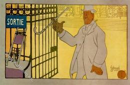 Bernard, Eduard Jugendstil Künstler-Karte I-II Art Nouveau - Otros & Sin Clasificación