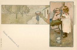 Kempf, G. Th. Von Hartenkampf Kinder Künstlerkarte I-II - Autres & Non Classés