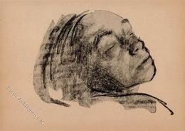 Kollwitz, K. Kopfstudie Zu Abschied 1909 Künstlerkarte I-II - Sonstige & Ohne Zuordnung