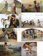 Künstler Russland Meist Solomko Lot Mit 12 Künstler-Karten I-II - Autres & Non Classés