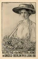 Ratzka, A. L. Hilfstag Für Mutter U. Kind  Künstlerkarte 1911 I-II - Sonstige & Ohne Zuordnung