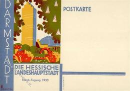 Kunstgeschichte DARMSTADT - RATEB-TAGUNG 1930 - Sign. H.Hohmann I - Otros & Sin Clasificación