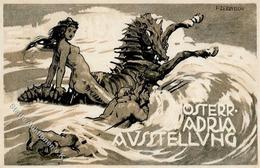 Kunstgeschichte WIEN - ADRIA-AUSSTELLUNG 1913 - Künstlerkarte A 134 Sign. F.Zerritsch I-II - Altri & Non Classificati