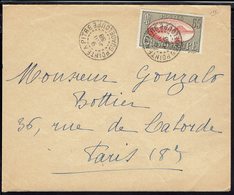 Guadeloupe - Affranchissement Timbre 111 à 65 Ct Sur Enveloppe Du 9 Juillet 1938, De Pointe A Pitre Pour Paris - B/TB - - Storia Postale