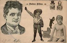 Handgemacht Collage Unsere Bilder Künstlerkarte 1902 I-II - Ohne Zuordnung